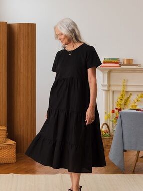 Tradlands Chalet Tiered Midi Dress
